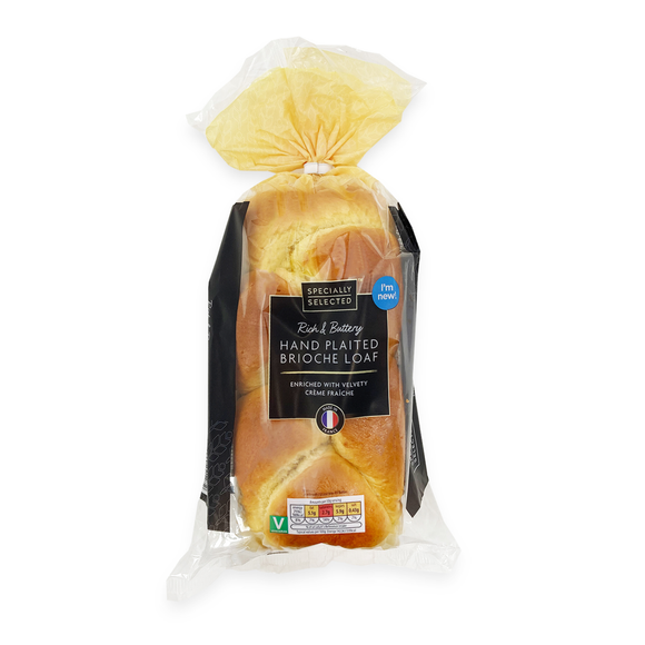 Specially Selected Hand Plaited Brioche Loaf 400g